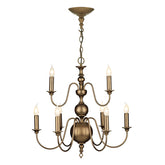David Hunt Lighting Flemish 9Lt Pendant Matt Bronze FLE1363